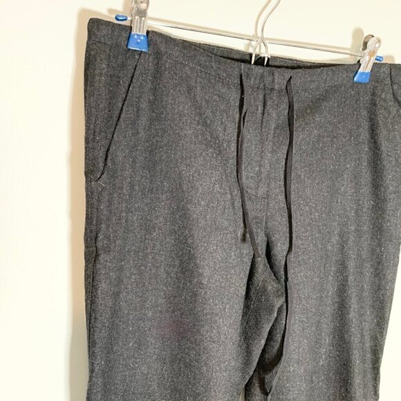 J. Crew dark charcoal gray mid rise bootleg lined wool blend dress pants -‎ 6 - Picture 3 of 10